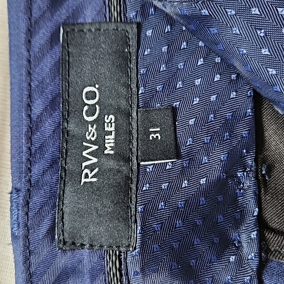 RW&Co Miles Navy Dress Pants - Picture 5 of 6